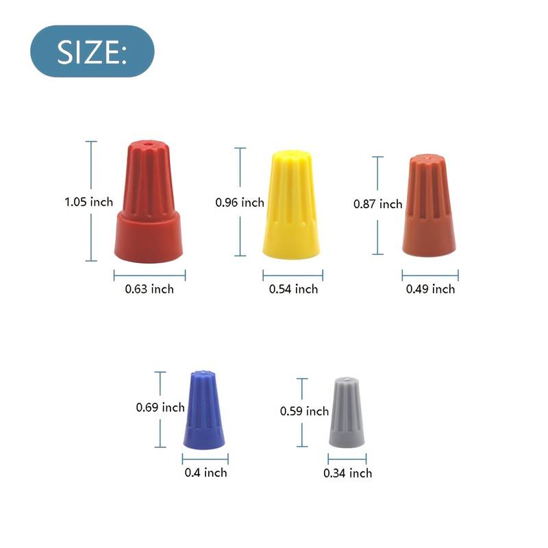 40pcs Wire Connectors, Insulating Insert Twist Electrical Wire Connector - Image 2