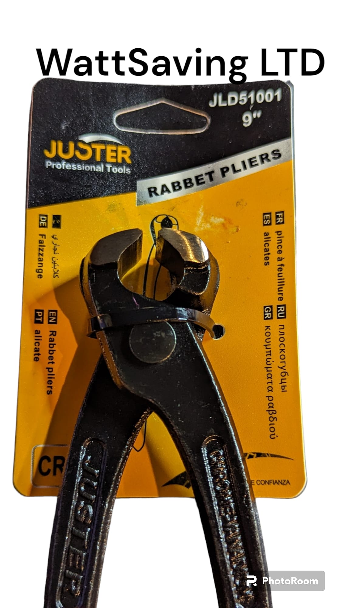 JUSTER Rabbet Pliers 9" (Carpenter Pincers Nipper) - Image 2