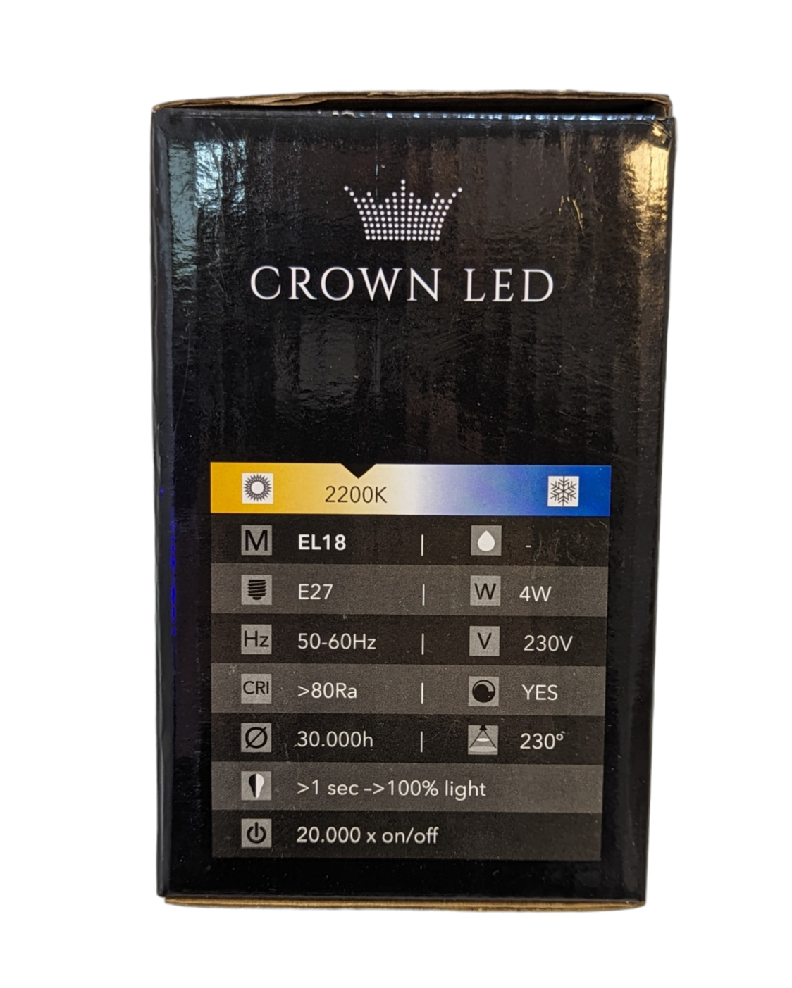 Crown LED 40w warm white - Image 2