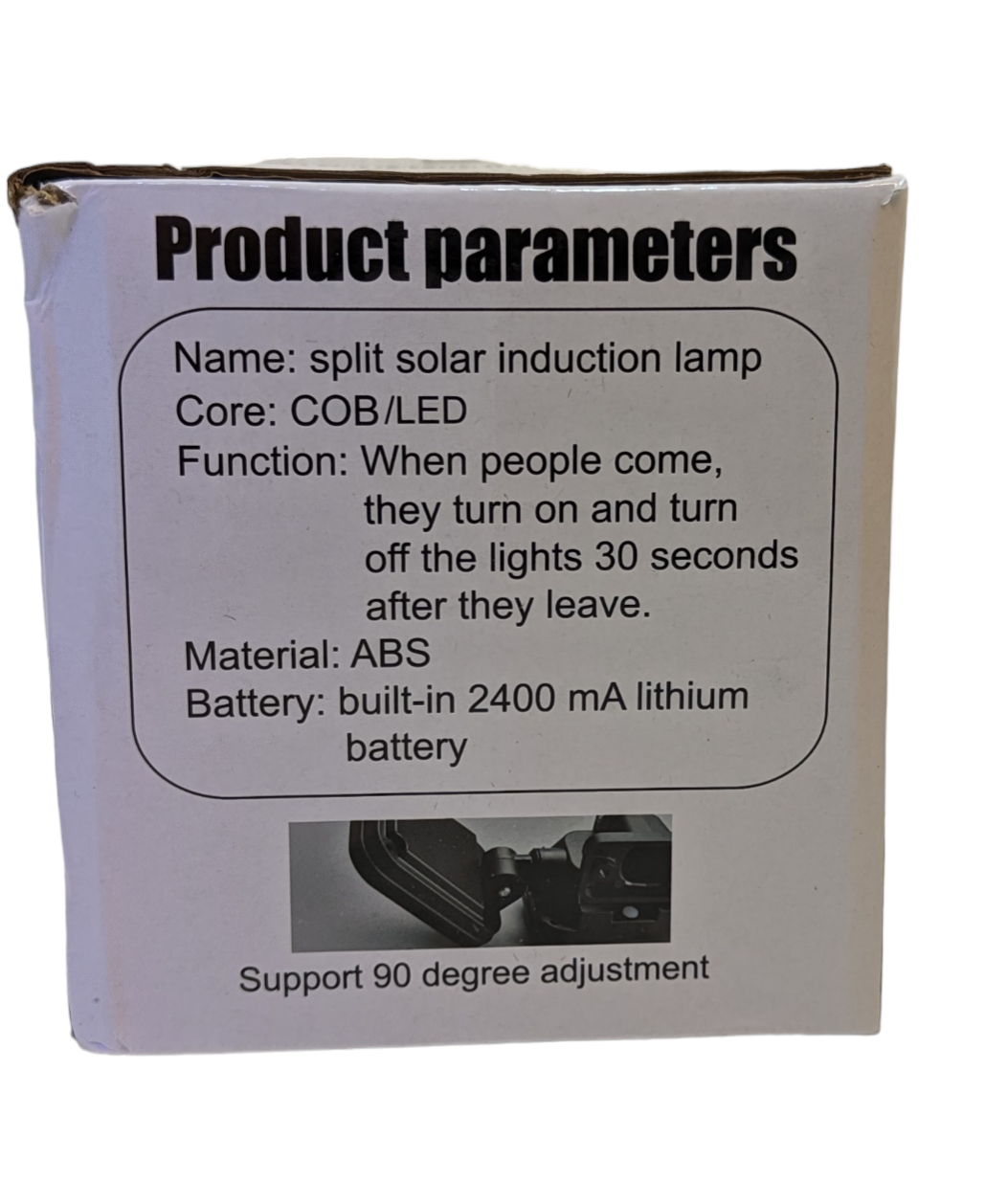 Split solar wall lamp - Image 2