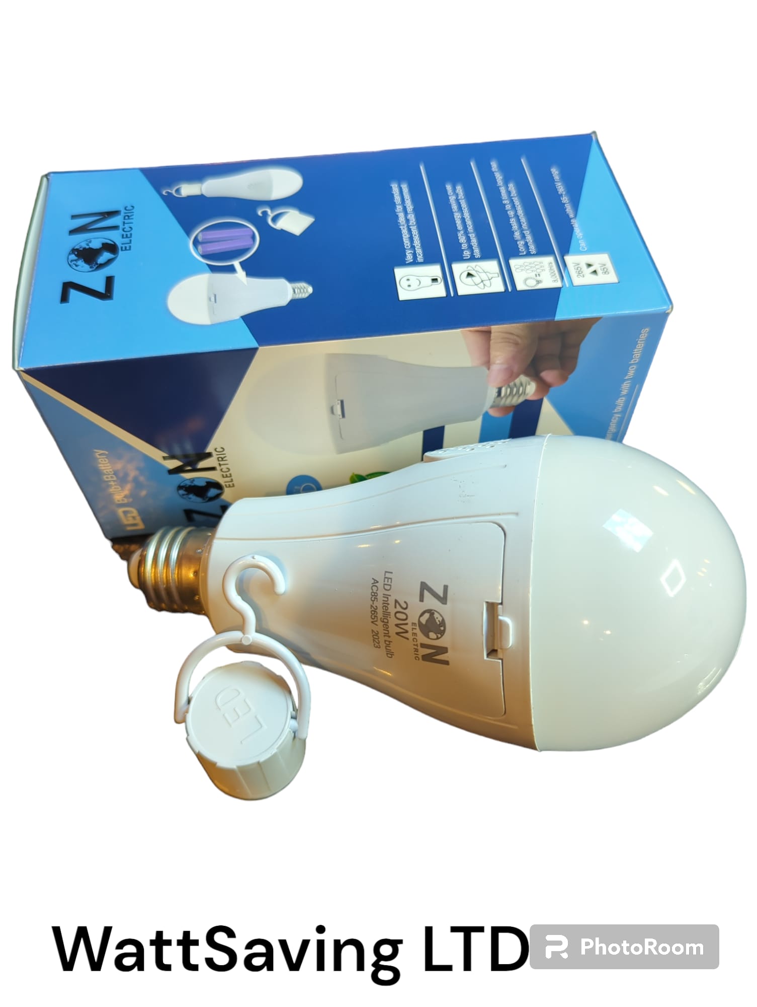 ZON LED Camping Bulb + Battery 20w - Image 2