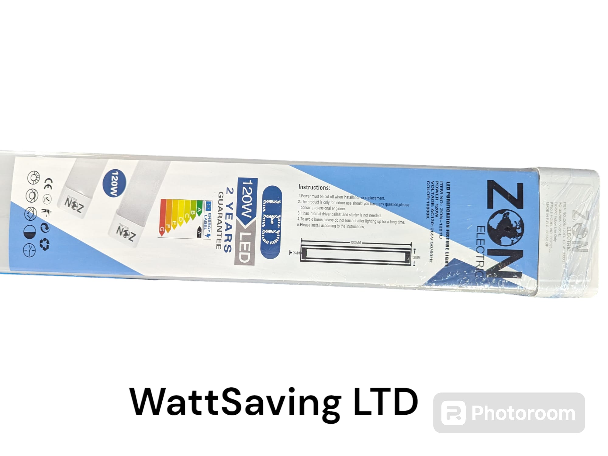 ZON120W LED PURIFICATION FIXTURE LIGHT - Image 2