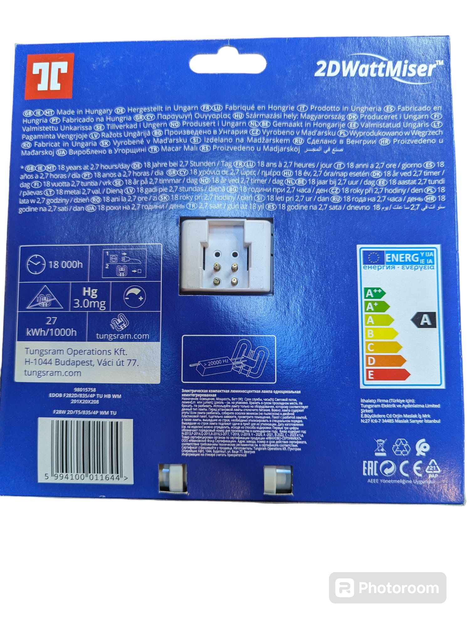 TUNGSRAM FOUR PINS BATHROOM LIGHT - Image 3