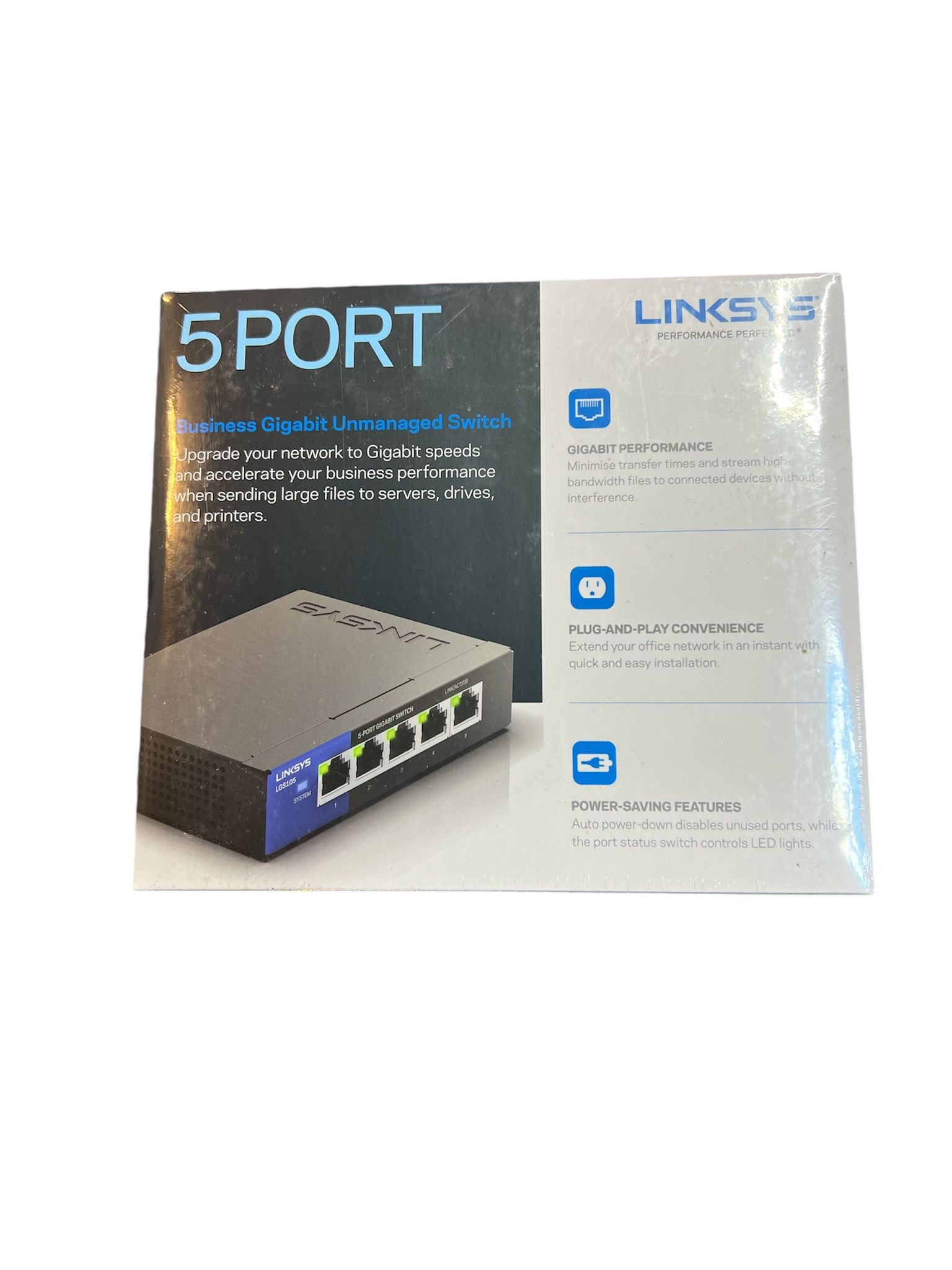 LIN<SYS 5PORT BUSINESS GIGABIT UNMANAGED SWITCH - Image 3