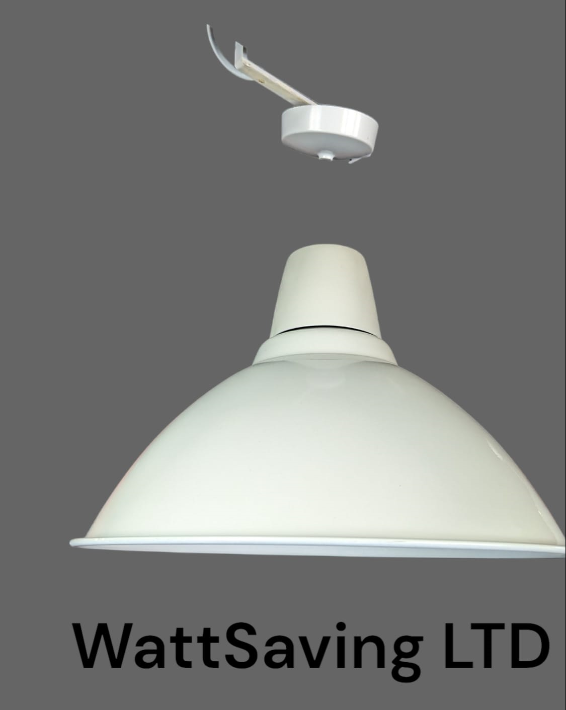 Original Metal Gray Chandelier - Image 2