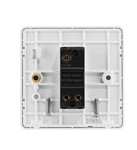 Arlec 10A 1Gang 2Way Ice White Single light Switch - Image 2